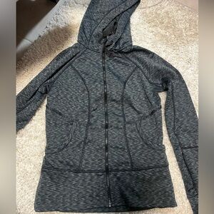 Athleta Women’s Heather Grey Full Zip Jacket - Size Small